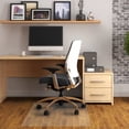 thumbnail image 1 of Valuemat Vinyl Rectangular Chair Mat for Hard Floor - 52" x 45", 1 of 1