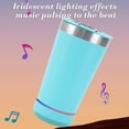 thumbnail image 6 of Qonioi Bluetooth Speaker Tumbler, 16oz Stainless Steel Cup with Built-in Speaker for Parties, Insulated Mug, Music Beverage Cup, 6 of 7