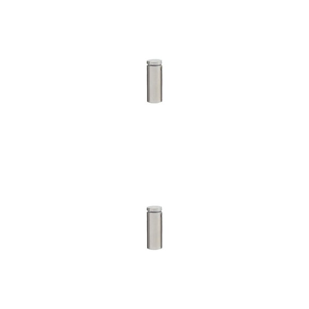 Scienceny Tornillo publicitario Diseño aerodinámico Fácil instalación Espejo de vidrio Clavo Tuerca a prueba de rasguños Perno para placa 25x60mm 2piezas