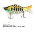 thumbnail image 5 of Realistic Swimming Bait 7-section Multi-jointed Fishing Lure with Sharp Hooks Realistic Bionic Swimbait for Freshwater Lightweight Portable for Trout, 5 of 5