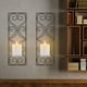 thumbnail image 4 of 2 candelabros de pared de desplazamiento de Vintage, portavelas, decoraciones clásicas para estantes, 4 of 9