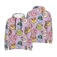 thumbnail image 6 of Bingfone Cartoon Donuts Men's Drawstring Hoodie Long Sleeve Pocket Sweatshirts-3X-Large, 6 of 6