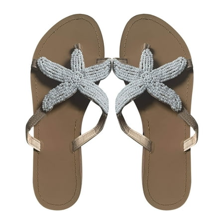 

Kukoosong Womens Sandals Summer s Casual Flats Vintage Beach Style Sandals And Slippers Flat Sandals for Women White 40