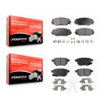 thumbnail image 1 of Positive Plus Front Rear Semi-Metallic Brake Pads Kit for Car Toyota Matrix Pontiac Vibe Scion Corolla iM tC KPF-100091, 1 of 8