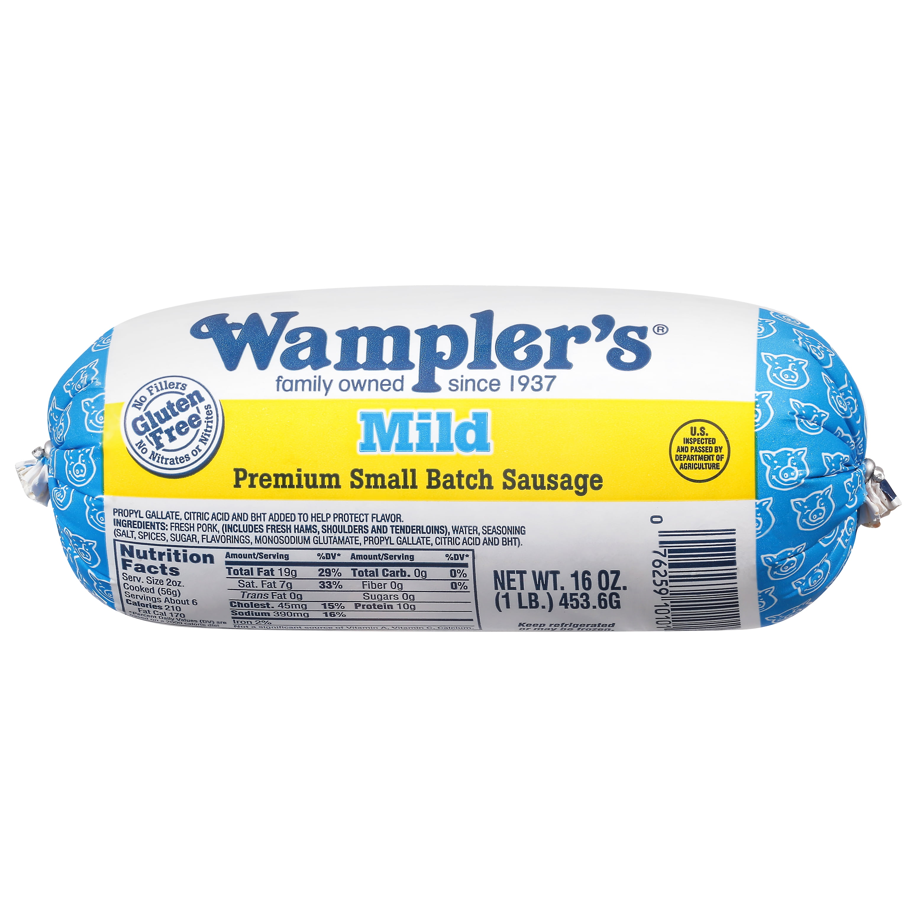 Jumbo White Lightnin' Moonshine Sausage — Wampler's Farm Sausage