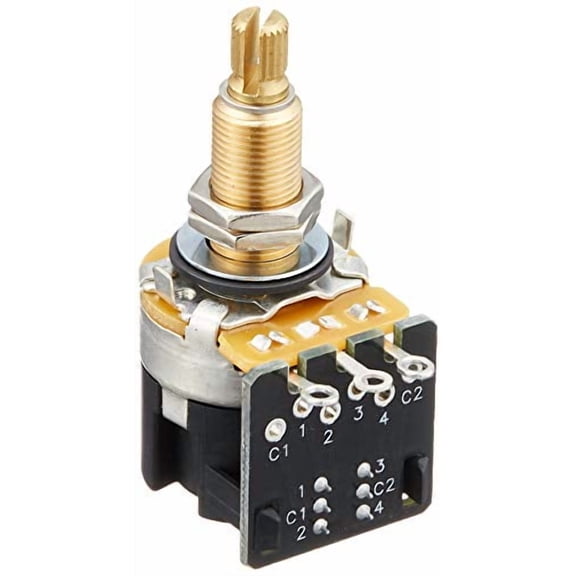 CTS Long Thread 500K Push Pull Audio Pot