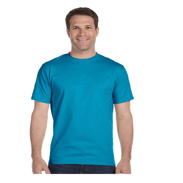 Hanes T-Shirt Robuste à Col Ras du Cou Sans Étiquette à Plat, Style 5180