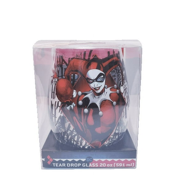 DC Comics Harley Quinn Wine Glass 20oz