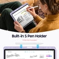 thumbnail image 4 of Fintie Clear Case for Samsung Galaxy Tab S12 Plus 12.6 Inch 2026, Transparent Back Shell, Viewing & Typing Angles, Shockproof, S Pen Holder, Auto Wake/Sleep, Lilac Marble, 4 of 11