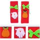 thumbnail image 2 of Bolsa para botella de vino de Navidad, funda para botella de vino de alce de Papá Noel, vestido de champán navideño, decoración de vino para fiesta de Navidad, regalo de cena de Añ, 2 of 5