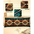thumbnail image 2 of Southwest American Native Abstract Pattern Body Pillow Cover, Pillowcase Protectors with Zipper, Breathable Decorative Throw Pillow Case Cover, Pillow Shams for Couch Sofa 20x60Inch, 2 of 7