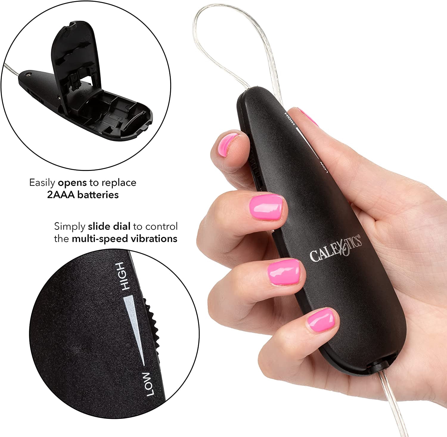 CalExotics Silver Vibrating Bullet