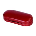 thumbnail image 1 of MERIGLARE 2 Layer with Makeup Mirror Container Eyeglasses Case for Travel Home Outdoor red, 1 of 9