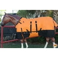 thumbnail image 3 of 66 In Hilason 600D Winter Waterproof Horse Turnout Blanket Belly Wrap Orange, 3 of 8