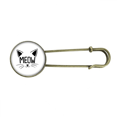 thumbnail image 1 of Gato cabeza cita DIY diseño EsES Broche De Broche De Metal Antiguo Unbranded M, 1 of 3