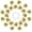 Gold, variant on 48-Pack Flower Lapel Pins for Men, Golden Leaf Rose Boutonnieres Pin Groom Wedding/Dance/Party, Men Suits Satin Corsage [Light Yellow]