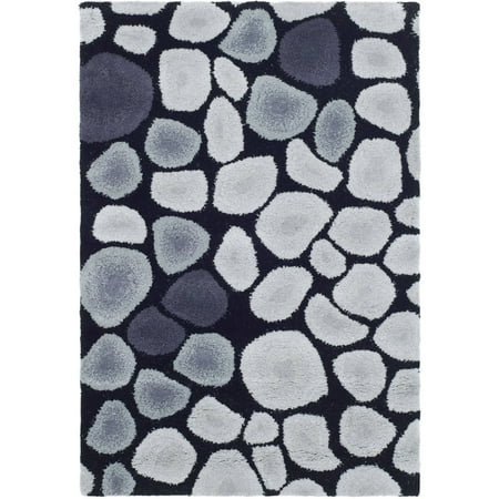 Safavieh Soho Stones Accent Rug, Gray and Black