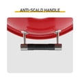thumbnail image 4 of Electric BBQ Grill with Stand, Portable Double Layer Indoor/Outdoor Electric Grill for Indoor & Outdoor Use, 1600W, Red, 4 of 9