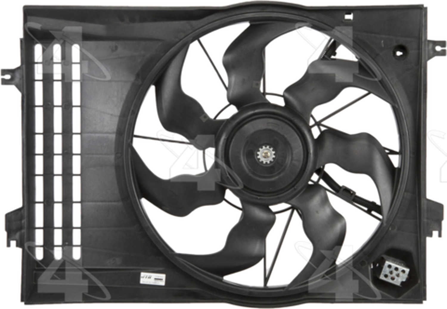 Four Seasons 75988 Radiator Fan Motor Assembly Fits select: 2005-2009 HYUNDAI TUCSON, 2007-2009 KIA SPORTAGE