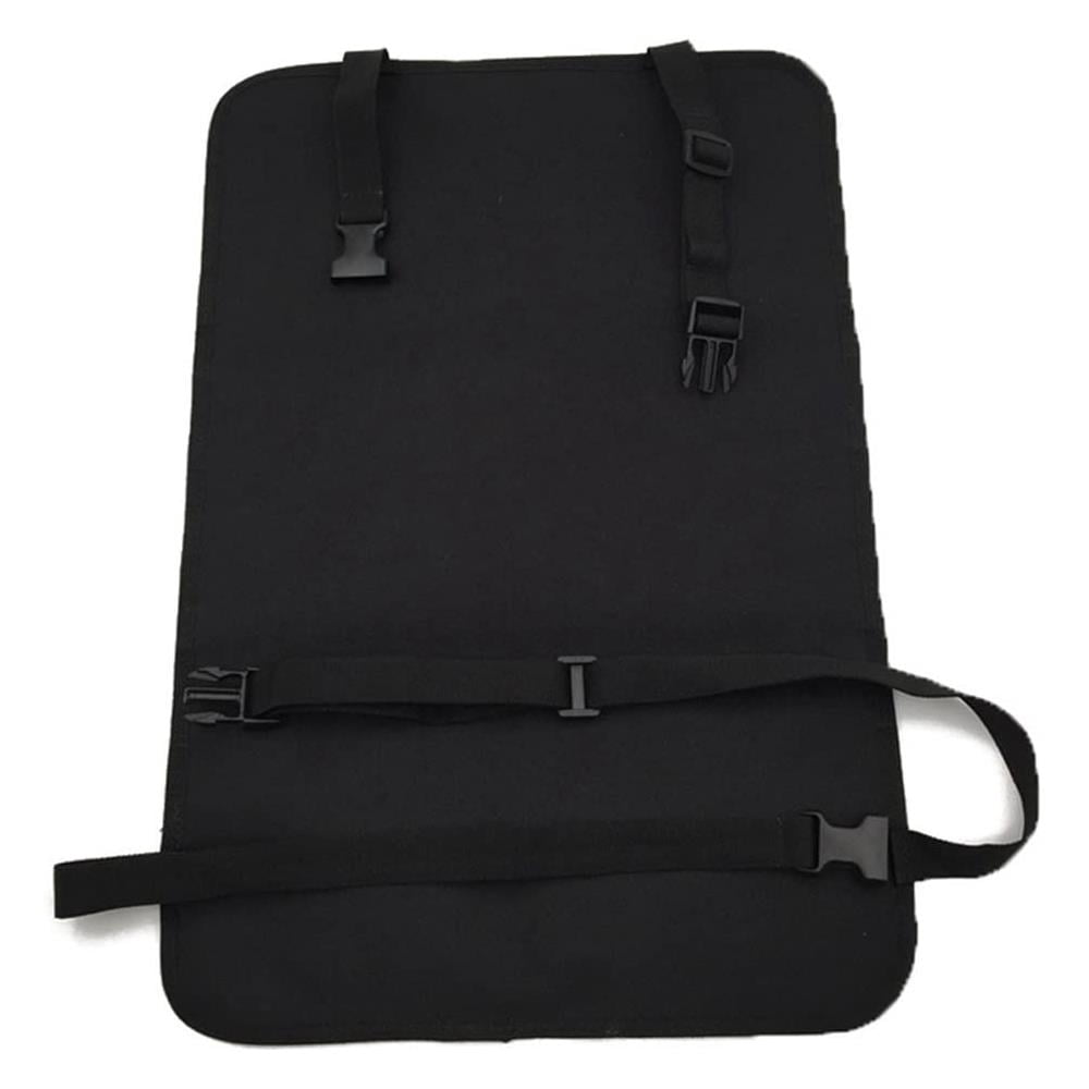 MOLLE Seat Back Panel Car Organizer Cover Tactical Vehicle Storage Solution Backseat Protection, Black, 2 Pack