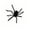 1B- Black, variant on Animated Halloween Props, 35" Giant Sound Activated Spider Toys, Creepy Realistic Plush Spider Crawling on Wall for Home Bar Decor (Wall type)