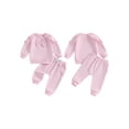 thumbnail image 2 of Miaouyo 0-3 Years Toddler Baby Girls Fall Outifts Long Sleeve O Neck Ruffle Trim Bow Tops Drawstring Pants Clothes Sets, 2 of 9