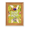 thumbnail image 1 of Raw vegan Vegetables Potato Tomato Desktop Wooden Photo Frame Display Picture Art Painting Multiple Sets, 1 of 3