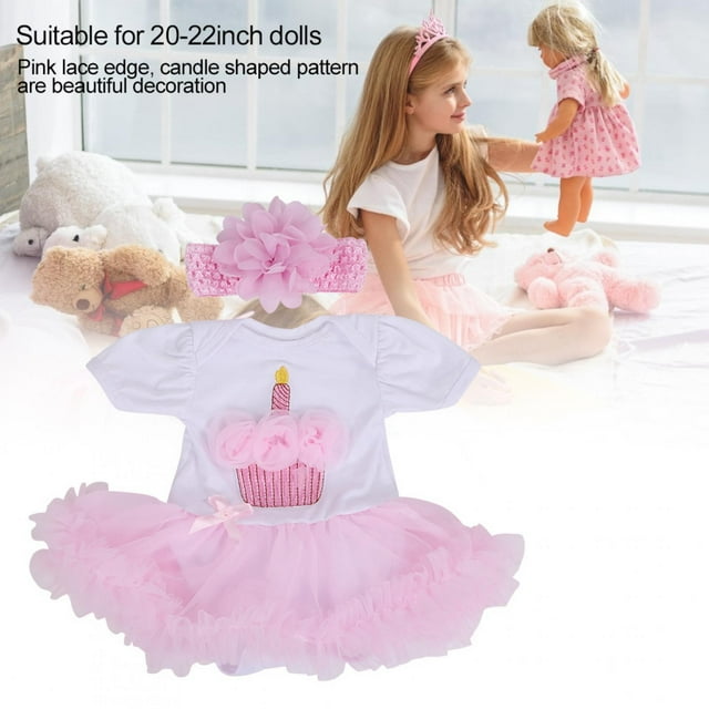 Accessoires pour Poupée Accessoires pour Poupée Bébé Robe de Poupée Vêtements de Poupée Vêtements de Poupée Bébé Vêtements de Simulation pour Poupée Bébé Enfants Jolie Robe Vêtements Accessoires pour Poupées de 20-22 Pouces