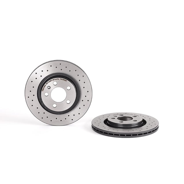 Par de DISCOS HIPERVENTILADOS JETTA 2006 al 2010 VOLKSWAGEN 1.9L L4 Delanteros BREMBO .