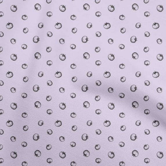 oneOone Cotton Jersey Mauve Fabric Fruits Dress Material Fabric Print Fabric By The Yard 58 Inch Wide