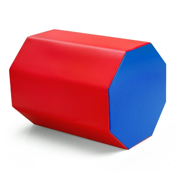 Topbuy 25” x 30” Octagon Tumbler Gymnastics Mat Skill Shape Tumbling Mat Red