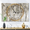 thumbnail image 2 of Designart 'The Modern Grey Forest III' Farmhouse Wall Clock, 2 of 3
