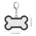thumbnail image 2 of 2pcs Sublimation Blank Dog Tags Heat Transfer Pet Tags Pendent Blank Craft Pet Tags, 2 of 8