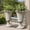 Light Beige, variant on TopComfy 23.6" Tall Plastic Urn Planters for Outdoor Plants Set of 2 Heavy-Duty Classic Indoor Large Flower Pots with Drainage Holes for Garden, Black