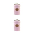 thumbnail image 3 of serony Metal Transparent Tea Jars For Storing And Displaying Favorite Tea Leaves Versatile Kitchen Storage Jars Eco-Friendly Pink tea 2Set, 3 of 6