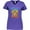 Purple, variant on Inktastic Maui Hawaii Vacation Tiki Women's V-Neck T-Shirt