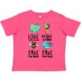 thumbnail image 3 of Inktastic Earth Day Plant a Tree Save the Bees Save the Seas Love Your Mother Earth Boys or Girls Toddler T-Shirt, 3 of 5
