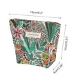 thumbnail image 2 of Bolsas de Maquillaje de Flores Bordadas Portátiles Únicas 1 Pc Poliéster Verde Pequeña, 2 of 5