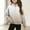 Khaki, variant on Viluyesy Fleece Sweatshirt for Girls, Long Sleeve Zip-Up Stand-Up Collar Loose Fit Fall Winter Pullover Tops Pink 10-12T