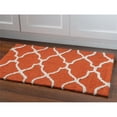 thumbnail image 2 of Linon Trio Tapis en Polyester Tufté à la Main 1 Pieds10"x2'10 Pouces Rouge Rouille, 2 of 4