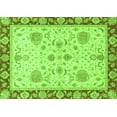 thumbnail image 1 of Ahgly Company Indoor Rectangle Oriental Green Traditional Area Rugs, 5' x 8', 1 of 4