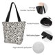 thumbnail image 4 of Balery Heart Leopard Bolsa de Hombro con Diseño, Bolsa Grande y Duradera, Bolsa Versátil para Compras, 4 of 6