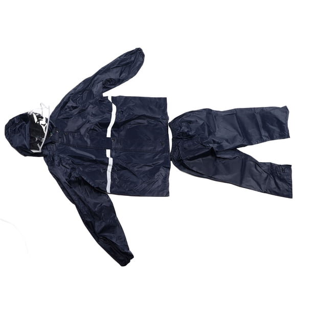 Traje De Lluvia, Chaqueta Impermeable Y Pantalón De Pantalón Para Hombres Y Mujeres, Pantalones De Chaqueta Dividida Traje De Lluvia Transpirable Impermeable Impermeable.