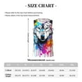thumbnail image 4 of Naloa Cool Colorful Wolf Basketball Jersey Reversible Men's Mesh Athletic Sports Shirts Training Practice S-4XLLarge, 4 of 6