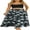 Navy Flower, variant on Kmbangi Women Maxi Skirts Elegant High Waisted Skirt Flower Print Summer Swing Long Skirt S-XXL