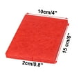 thumbnail image 2 of Esponja de fregado de 6"x4" sin rayones, almohadillas de limpieza rojas, 3 piezas, 2 of 7