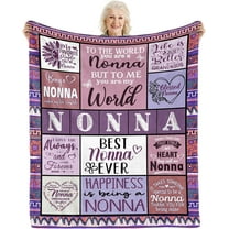 Nonna Gift, Gifts for Nonna Italian Grandma, Nonna Throw Blanket, Nonna Gifts from Grandkids Grandchildren, Best Nonna Ever, Nonna Christmas Birthday Gifts
