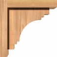 thumbnail image 3 of 5 1/2"W x 8"D x 8"H Pescadero Smooth Corbel w/Backplate, Western Red Cedar, 3 of 9