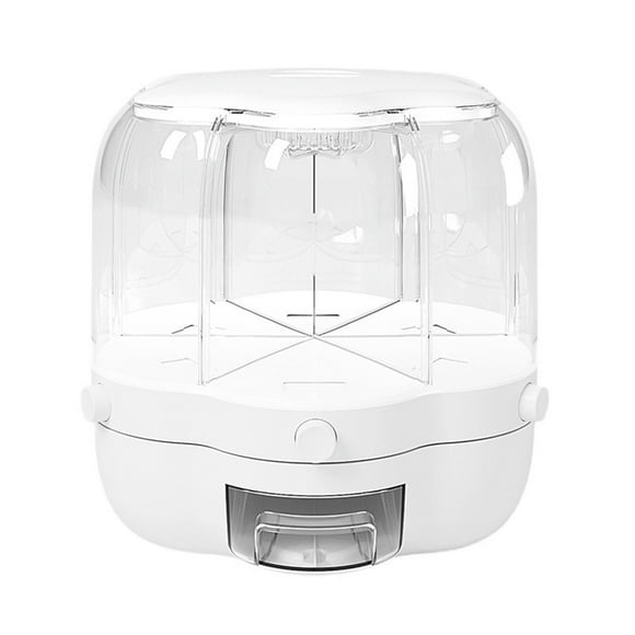 Hearth & Gear Rotating Candy Dispenser Countertop Candy Dispenser 360°Rotating With 6 Compartments For Kitchen Living Room Store Nut Coffee Candy Small Snowflake Giraffe Ornament Great Grandma