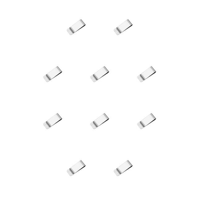 Wosthever Pinza para billetes, marcapáginas, cobre inoxidable, multifuncional, a prueba de herrumbre, abrazadera para efectivo, superficie lisa, Type1 NO1